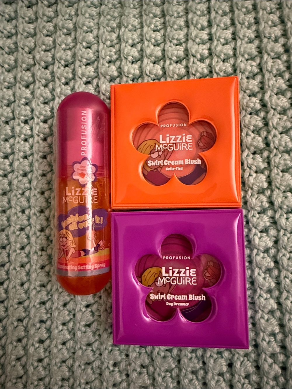 Swirl Cream Blush & Setting Spray Bundle - Pink/Orange Packaging